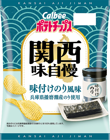 ポテトチップス 関西味自慢 味付けのり風味