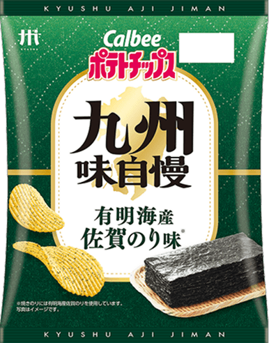 ポテトチップス 九州味自慢 佐賀のり味