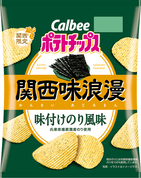 ポテトチップス 関西味浪漫 味付けのり風味