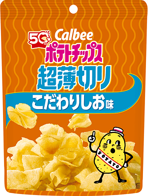 calbee ポテトチップス超薄切り こだわりしお味