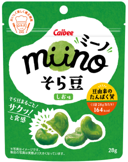 miino（ミーノ）
そら豆しお味