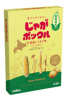 じゃがポックル
北海道とうきび味のパッケージ