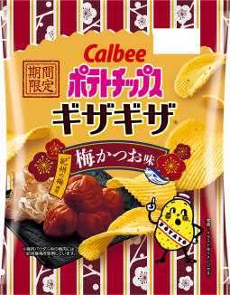 ポテトチップスギザギザ®
梅かつお味