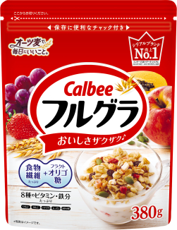 Frugra (Calbee original fruits & granola)｜Calbee