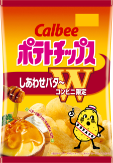 ポテトチップス
しあわせバタ～Ｗ