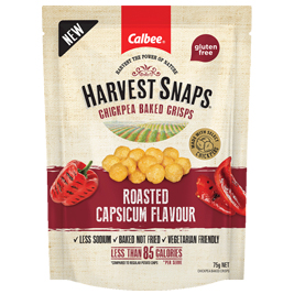 Harvest Snaps 
Chickpea Roasted Capsicum Flavour