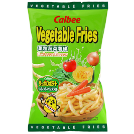 Vegetable Fries 
Barbecue Flavour