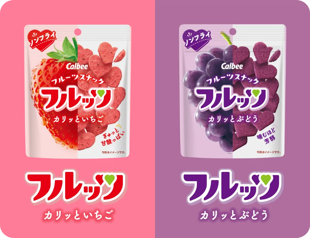 フルッツ いちご・ぶどう パッケージ写真