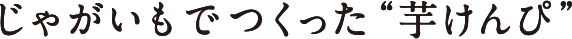 じゃがいもでつくった”芋けんぴ”