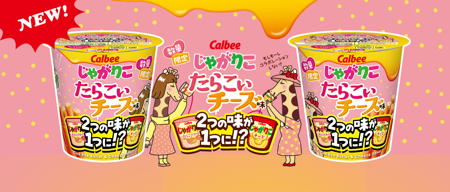 数量限定】じゃがりこたらこぃチーズ味｜じゃがりこ公式WEBサイト