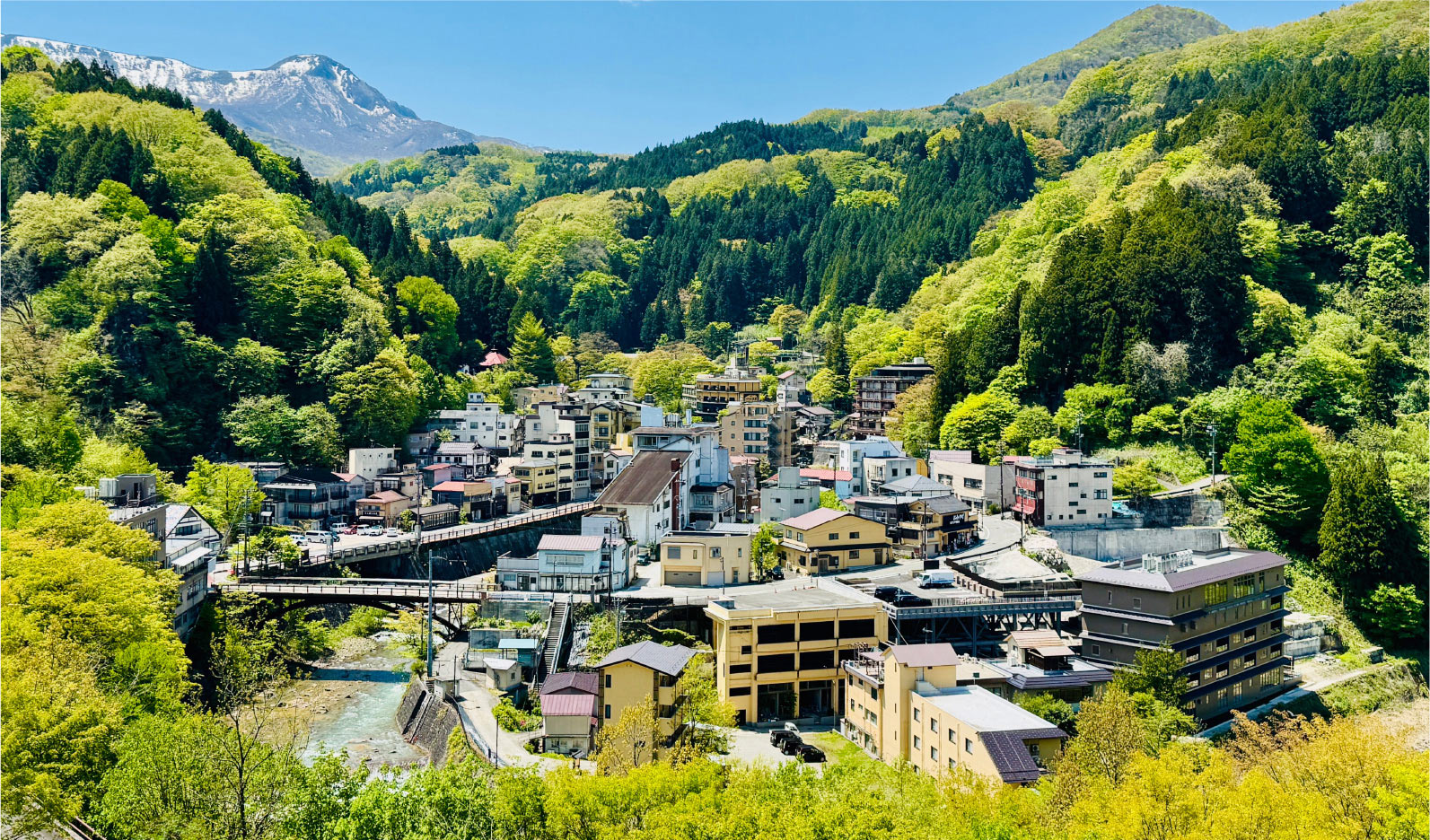 福島市内の温泉施設写真