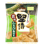 堅あげポテト匠味(たくみ) わさび海苔味