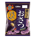 紫いものおさつスナック　はちみつバター風味