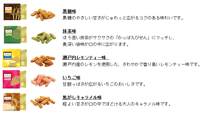 かっぱえびせん かりん