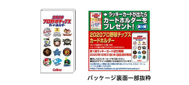 プロ野球チップス2020第1弾カード