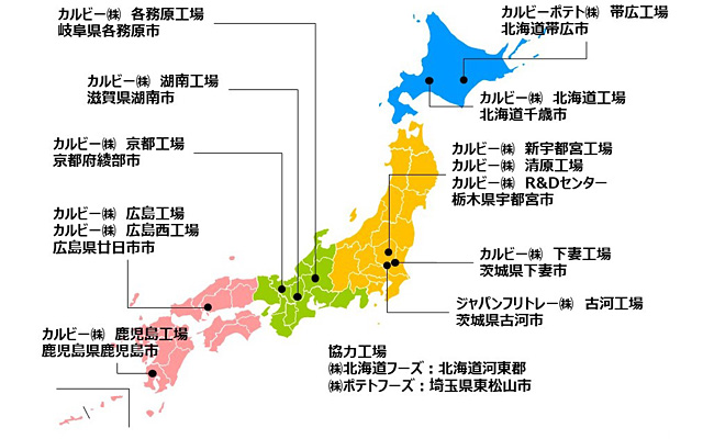 当社グループの国内生産拠点