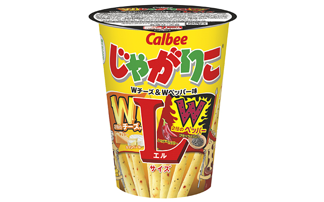 じゃがりこ Wチーズ＆Wペッパー味Lサイズ