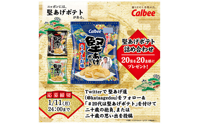 堅あげポテト　新成人を祝うキャンペーン
