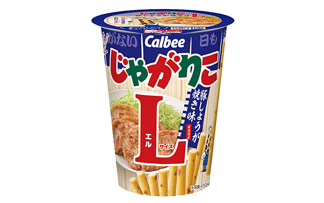 じゃがりこ　豚しょうが焼き味Ｌサイズ