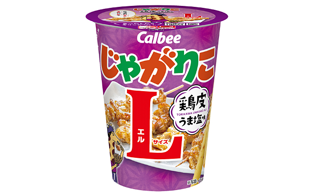 じゃがりこ 鶏皮うま塩味Lサイズ