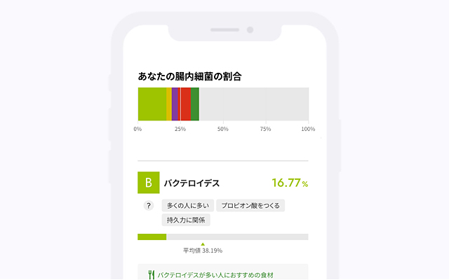 主要な腸内細菌２０種の割合