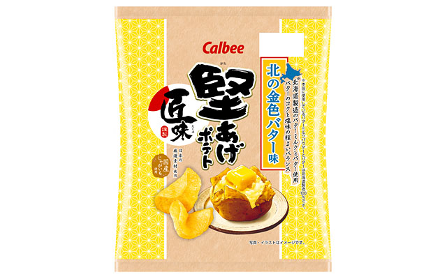 堅あげポテト匠味　北の金色バター味