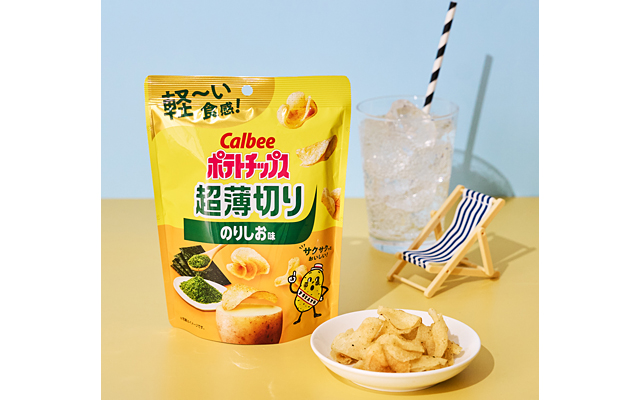 ポテトチップス 超薄切り のりしお味