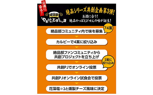 絶品かっぱえびせん 花藻塩と燻製チーズ風味