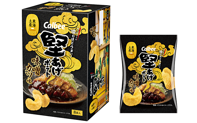 堅あげポテト 味噌カツ味