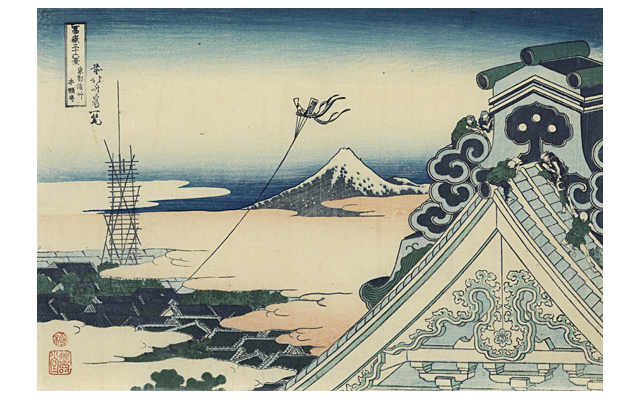 冨嶽三十六景　東都浅草本願寺