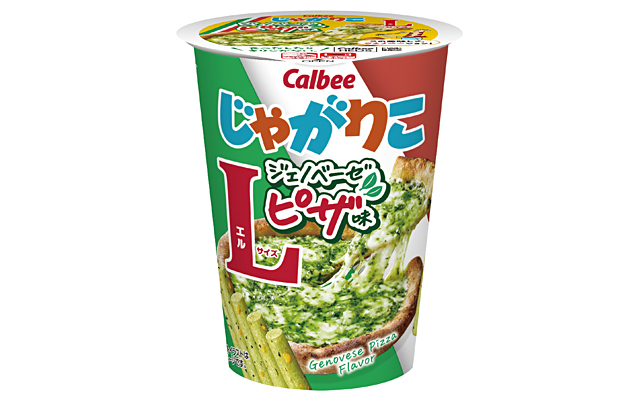 じゃがりこ ジェノベーゼピザ味 Ｌサイズ