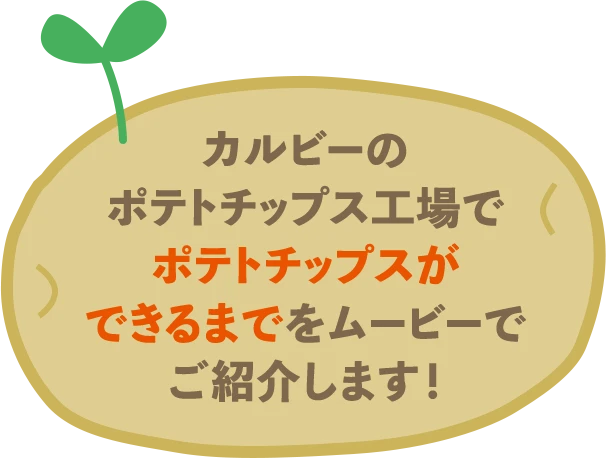 カルビーのポテトチップス工場でポテトチップスができるまでをムービーでご紹介します！