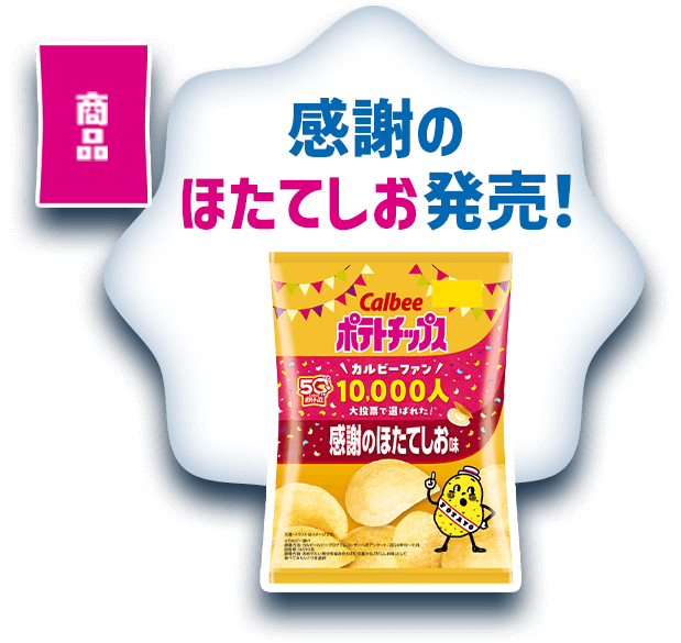 商品 感謝のほたてしお発売！