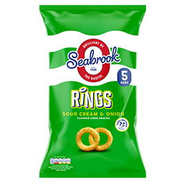 
Seabrook Loaded Rings Tangy Sour Cream & Onion