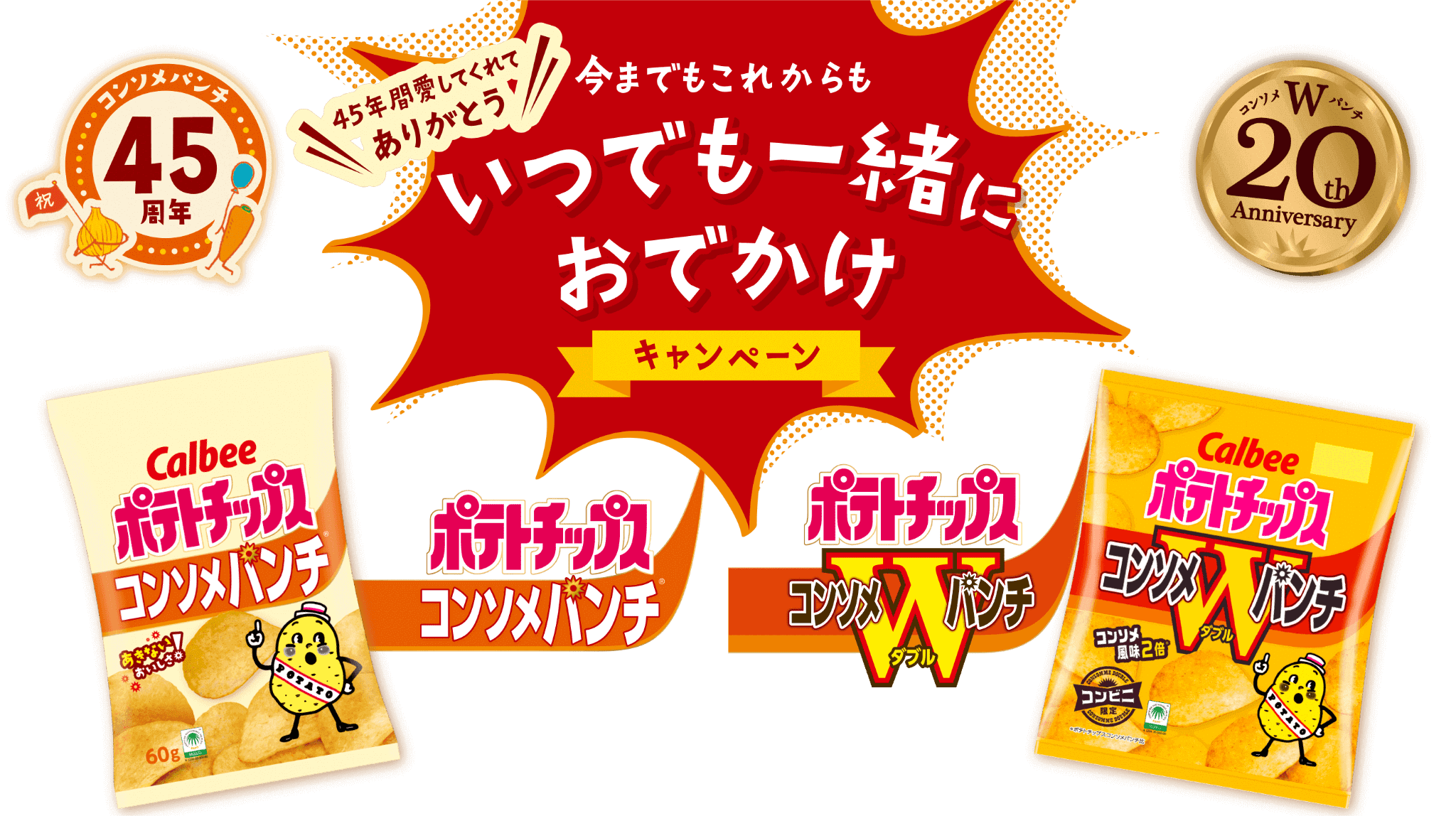 45年間愛してくれてありがとう 今までもこれからもいつでも一緒におでかけキャンペーン