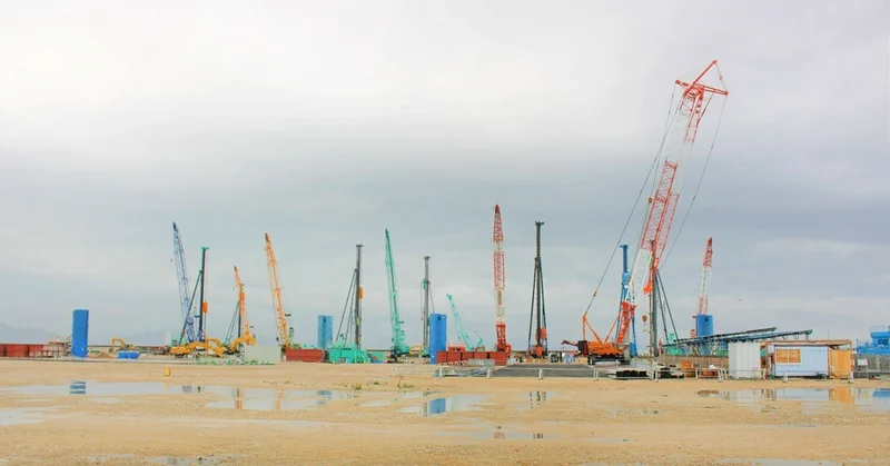 建設が進む「せとうち広島工場」の様子