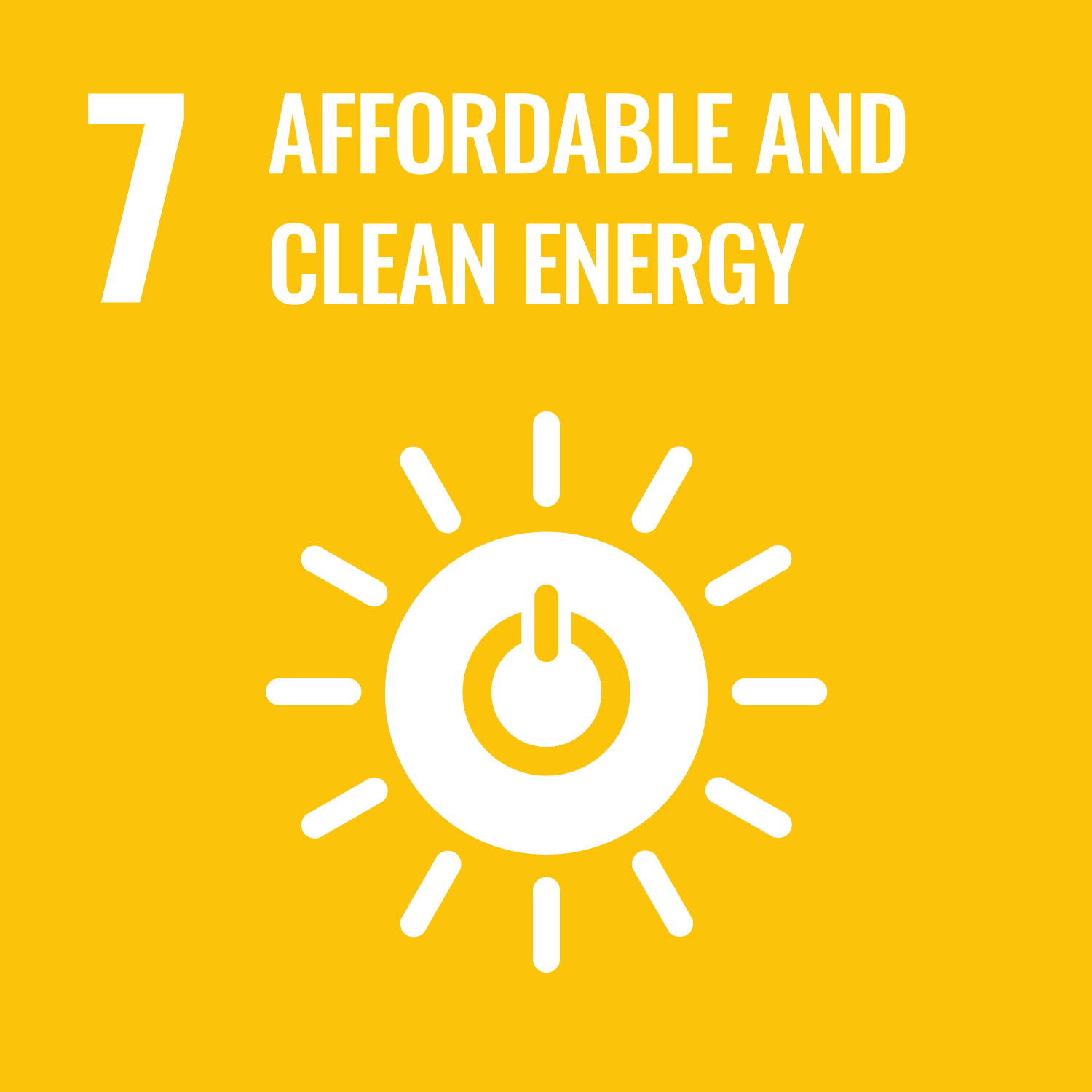 7．AFFORDABLE AND CLEAN ENERGY