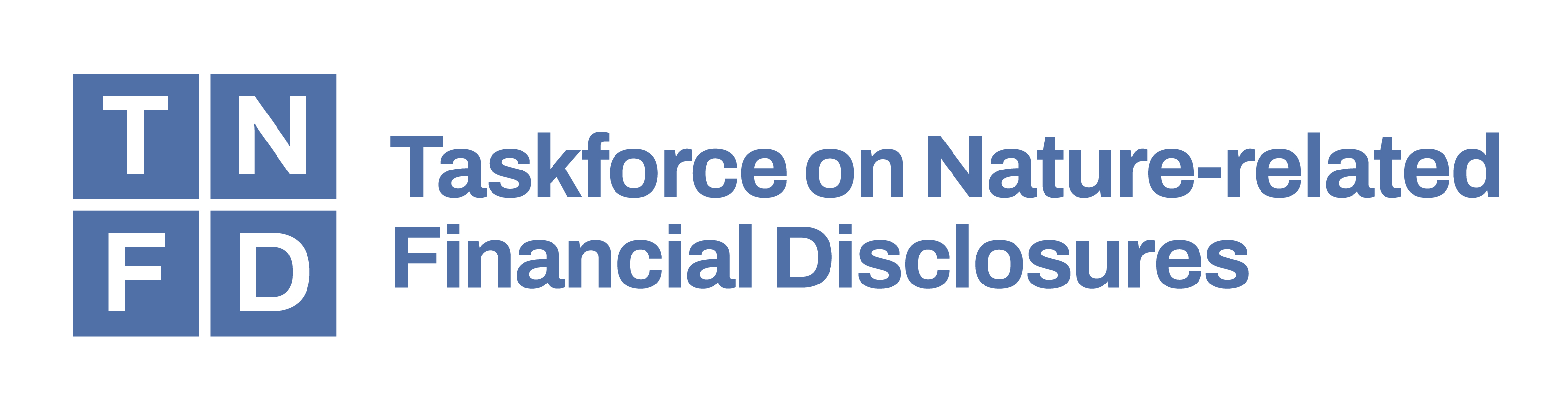 自然関連財務情報開示タスクフォース（TNFD）フォーラムのロゴ