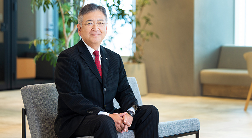 写真：代表取締役社長 兼 CEO　江原 信