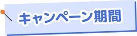 キャンペーン期間