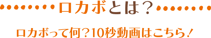 ロカボとは？